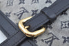 Auth Louis Vuitton Monogram Mini Francoise Blue M92208 Shoulder Hand Bag 8497G