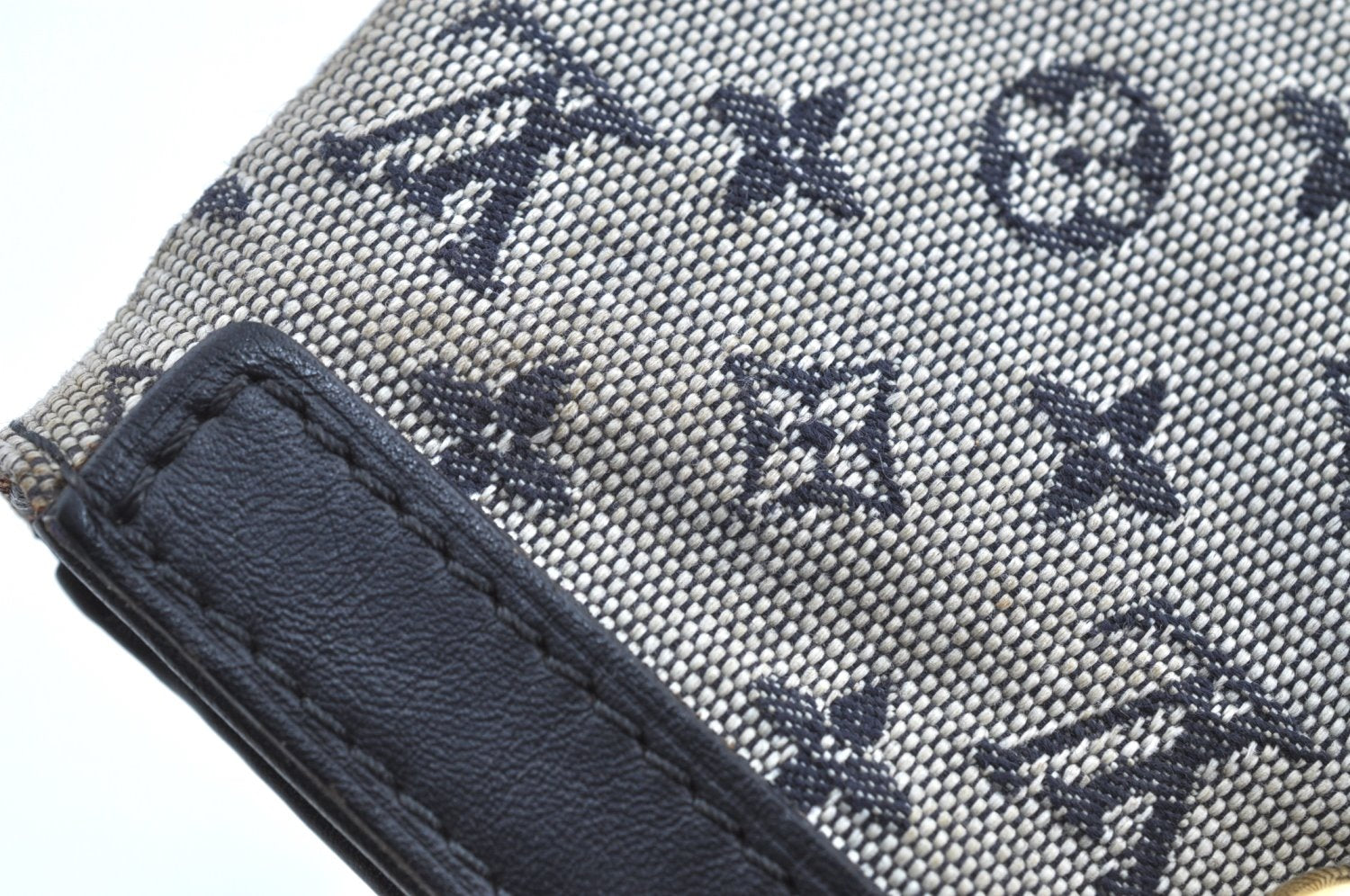 Auth Louis Vuitton Monogram Mini Francoise Blue M92208 Shoulder Hand Bag 8497G