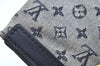 Auth Louis Vuitton Monogram Mini Francoise Blue M92208 Shoulder Hand Bag 8497G