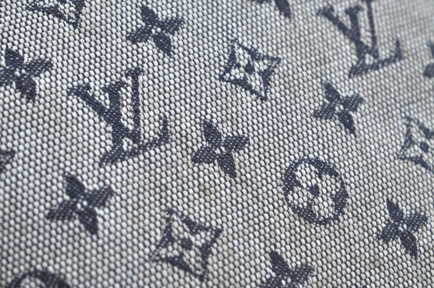 Auth Louis Vuitton Monogram Mini Francoise Blue M92208 Shoulder Hand Bag 8497G