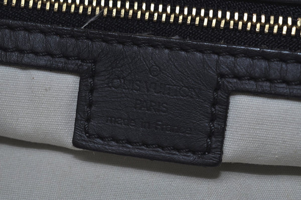 Auth Louis Vuitton Monogram Mini Francoise Blue M92208 Shoulder Hand Bag 8497G