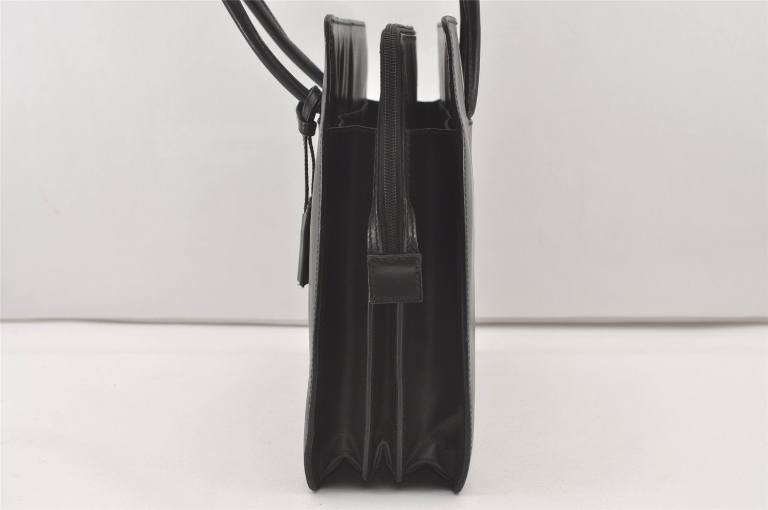 Authentic GUCCI Vintage Briefcase Business Hand Bag Leather 03012 Black 8497I