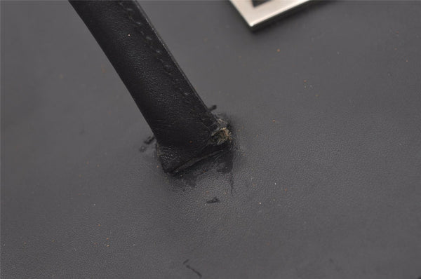 Authentic GUCCI Vintage Briefcase Business Hand Bag Leather 03012 Black 8497I