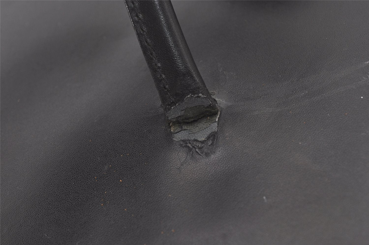 Authentic GUCCI Vintage Briefcase Business Hand Bag Leather 03012 Black 8497I