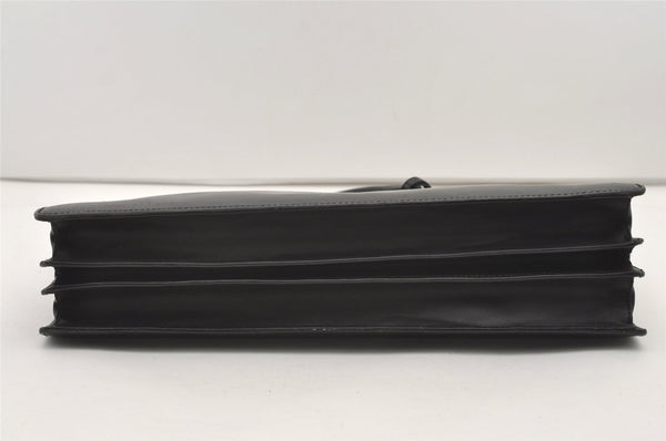 Authentic GUCCI Vintage Briefcase Business Hand Bag Leather 03012 Black 8497I