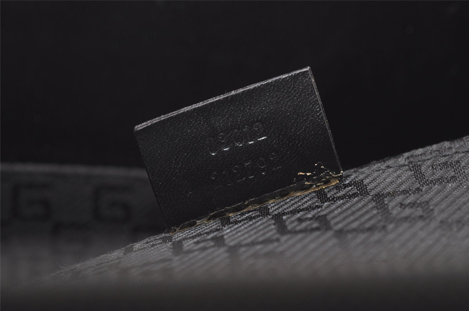 Authentic GUCCI Vintage Briefcase Business Hand Bag Leather 03012 Black 8497I