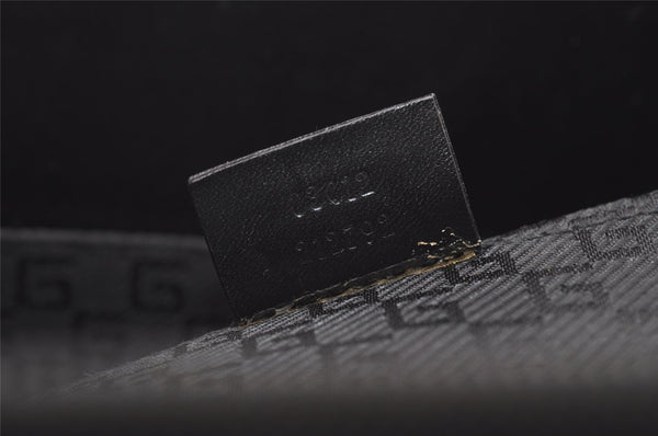 Authentic GUCCI Vintage Briefcase Business Hand Bag Leather 03012 Black 8497I