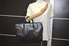 Authentic GUCCI Vintage Briefcase Business Hand Bag Leather 03012 Black 8497I