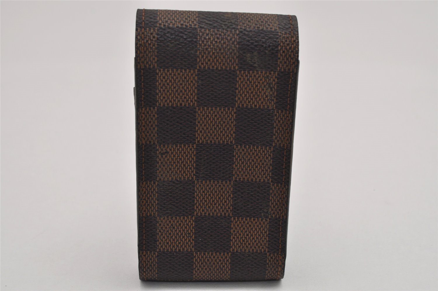 Authentic Louis Vuitton Damier Etui Cigarette Case N63024 LV 8497J