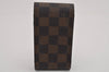 Authentic Louis Vuitton Damier Etui Cigarette Case N63024 LV 8497J