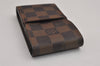 Authentic Louis Vuitton Damier Etui Cigarette Case N63024 LV 8497J