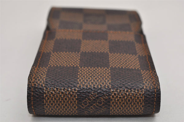 Authentic Louis Vuitton Damier Etui Cigarette Case N63024 LV 8497J
