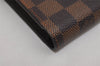 Authentic Louis Vuitton Damier Etui Cigarette Case N63024 LV 8497J