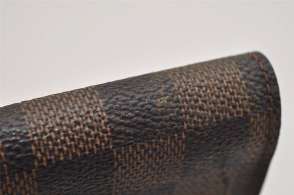 Authentic Louis Vuitton Damier Etui Cigarette Case N63024 LV 8497J