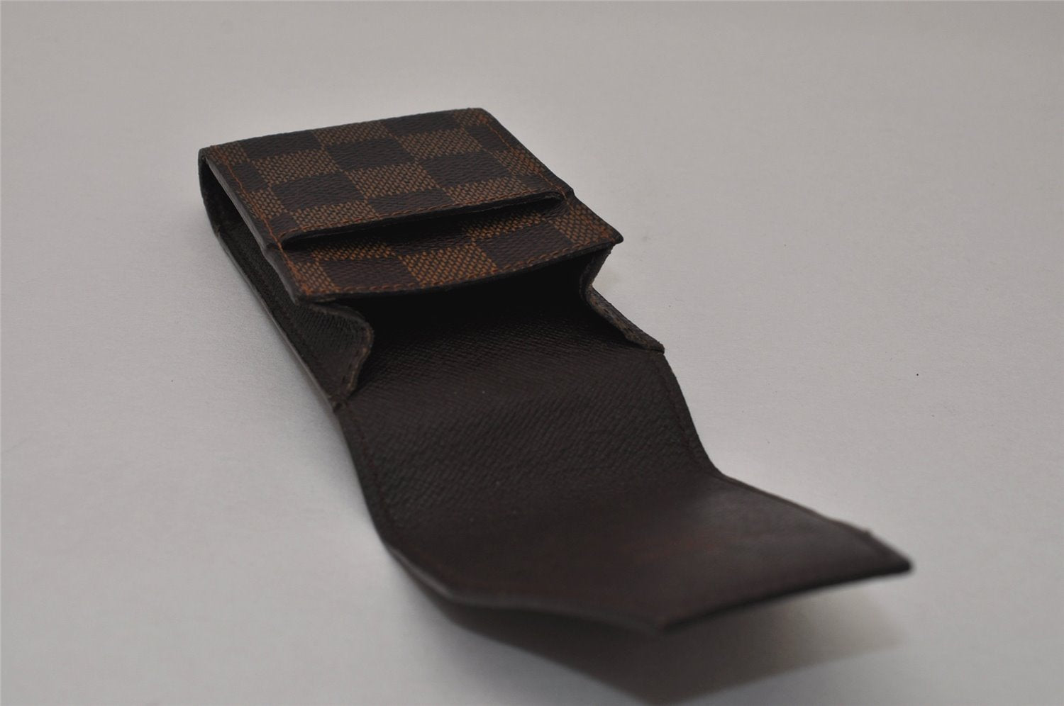 Authentic Louis Vuitton Damier Etui Cigarette Case N63024 LV 8497J