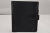 Authentic Louis Vuitton Epi Agenda GM Notebook Cover Black R20212 LV 8500J