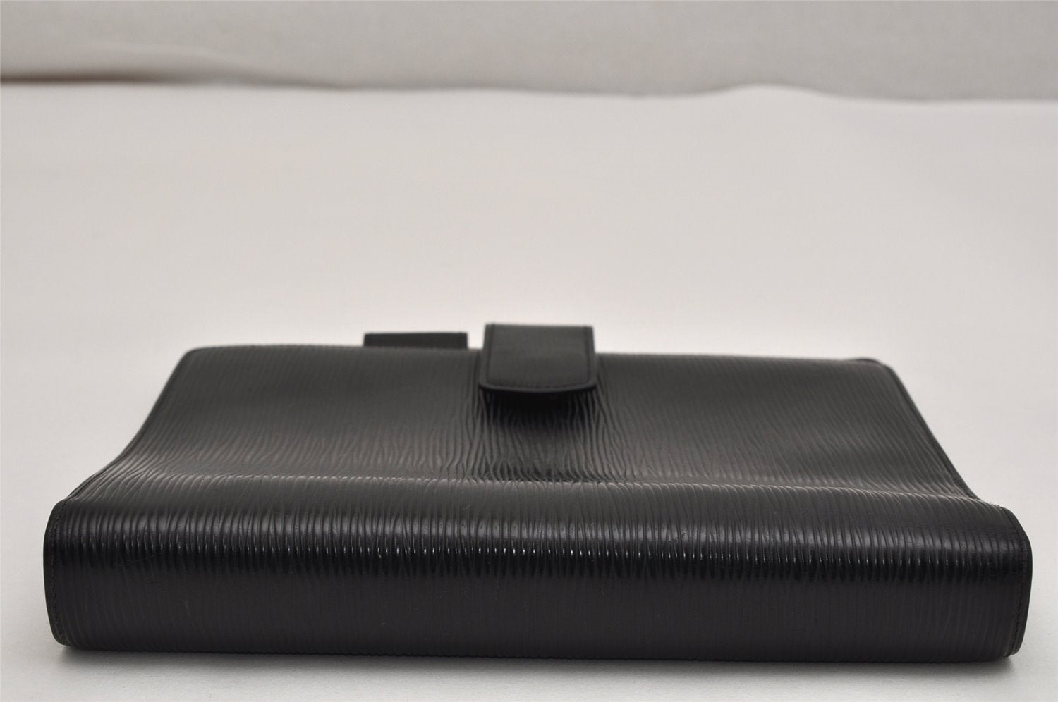 Authentic Louis Vuitton Epi Agenda GM Notebook Cover Black R20212 LV 8500J