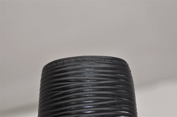 Authentic Louis Vuitton Epi Agenda GM Notebook Cover Black R20212 LV 8500J