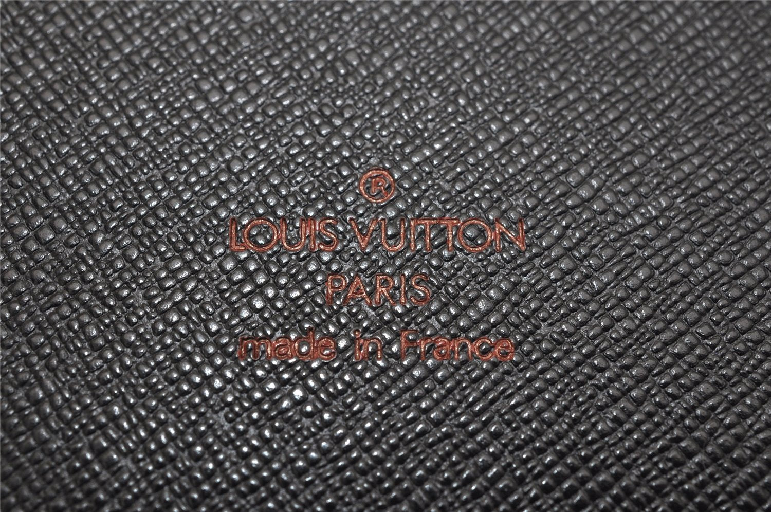 Authentic Louis Vuitton Epi Agenda GM Notebook Cover Black R20212 LV 8500J