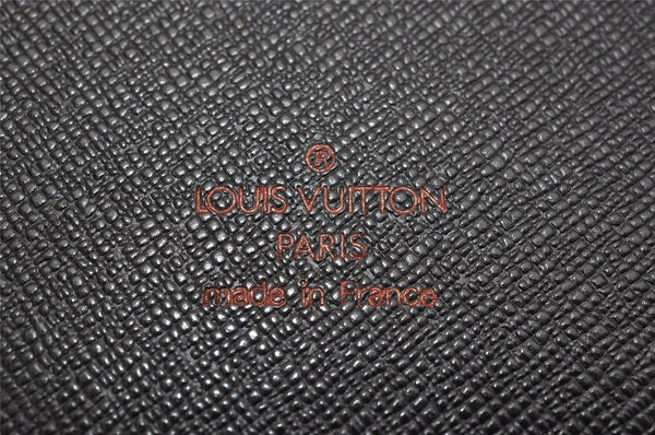 Authentic Louis Vuitton Epi Agenda GM Notebook Cover Black R20212 LV 8500J