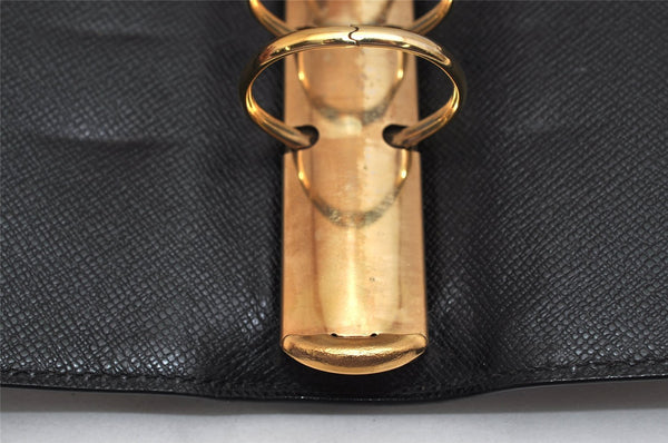 Authentic Louis Vuitton Epi Agenda GM Notebook Cover Black R20212 LV 8500J
