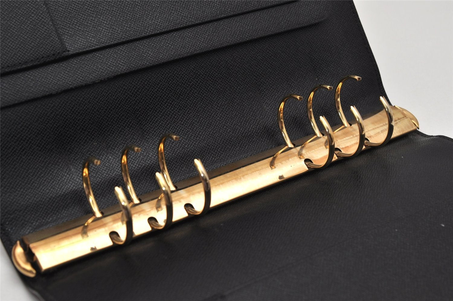 Authentic Louis Vuitton Epi Agenda GM Notebook Cover Black R20212 LV 8500J