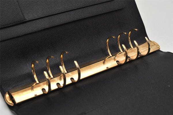 Authentic Louis Vuitton Epi Agenda GM Notebook Cover Black R20212 LV 8500J
