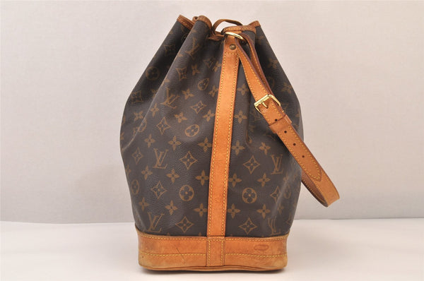 Authentic Louis Vuitton Monogram Noe Shoulder Drawstring Bag M42224 LV 8501M
