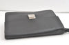 Authentic Louis Vuitton Taiga Selenga Clutch Hand Bag Black M30782 LV 8503J