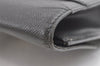 Authentic Louis Vuitton Taiga Selenga Clutch Hand Bag Black M30782 LV 8503J