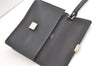 Authentic Louis Vuitton Taiga Selenga Clutch Hand Bag Black M30782 LV 8503J