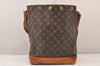 Authentic Louis Vuitton Monogram Noe Shoulder Drawstring Bag M42224 LV 8504M