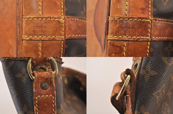 Authentic Louis Vuitton Monogram Noe Shoulder Drawstring Bag M42224 LV 8504M