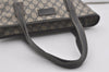Authentic GUCCI Shoulder Hand Tote Bag GG PVC Leather 211138 Navy Blue 8505I