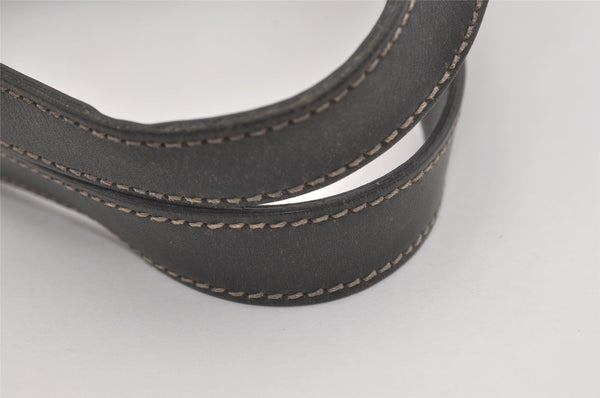 Authentic GUCCI Shoulder Hand Tote Bag GG PVC Leather 211138 Navy Blue 8505I