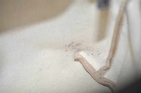 Authentic GUCCI Shoulder Hand Tote Bag GG PVC Leather 211138 Navy Blue 8505I