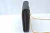 Authentic GIVENCHY Leather Chain Shoulder Cross Body Bag Purse Black 8506H