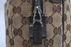 Authentic GUCCI Shoulder Cross Body Bag GG Canvas Leather 122759 Brown 8506I