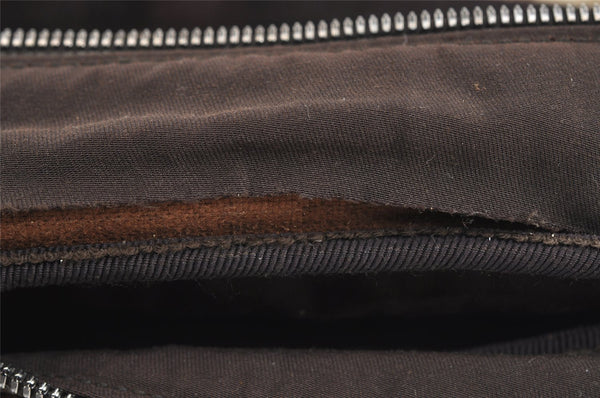 Authentic GUCCI Shoulder Cross Body Bag GG Canvas Leather 122759 Brown 8506I