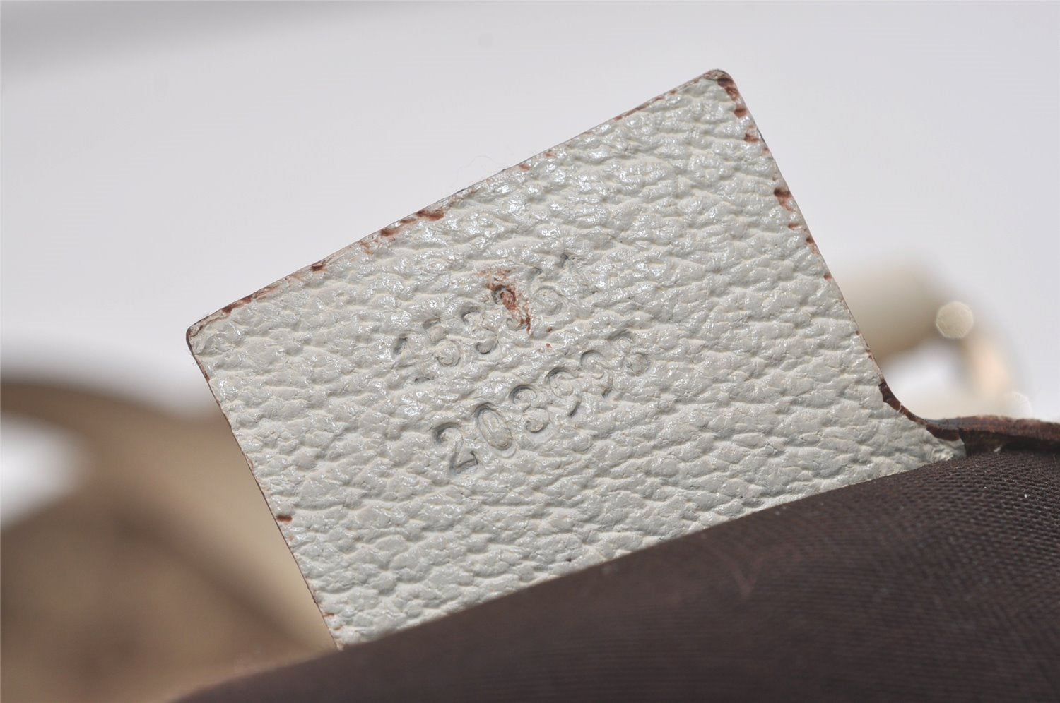 Authentic GUCCI Charmy Shoulder Tote Bag GG Canvas Leather 153361 Brown 8509I