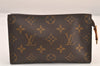 Authentic Louis Vuitton Monogram Pouch For Bucket PM LV Junk 8509M
