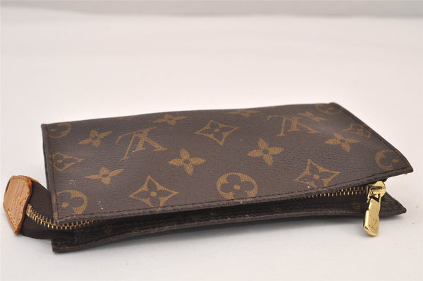Authentic Louis Vuitton Monogram Pouch For Bucket PM LV Junk 8509M