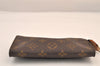 Authentic Louis Vuitton Monogram Pouch For Bucket PM LV Junk 8509M