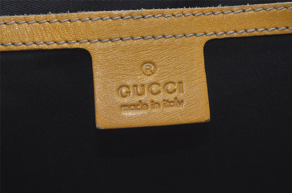 Authentic GUCCI Vintage Shoulder Tote Bag GG PVC Leather 197954 White 8511I