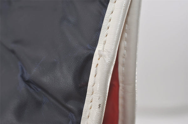 Authentic HUNTING WORLD Stars And Stripes Tote Bag PVC Leather Navy 8513I