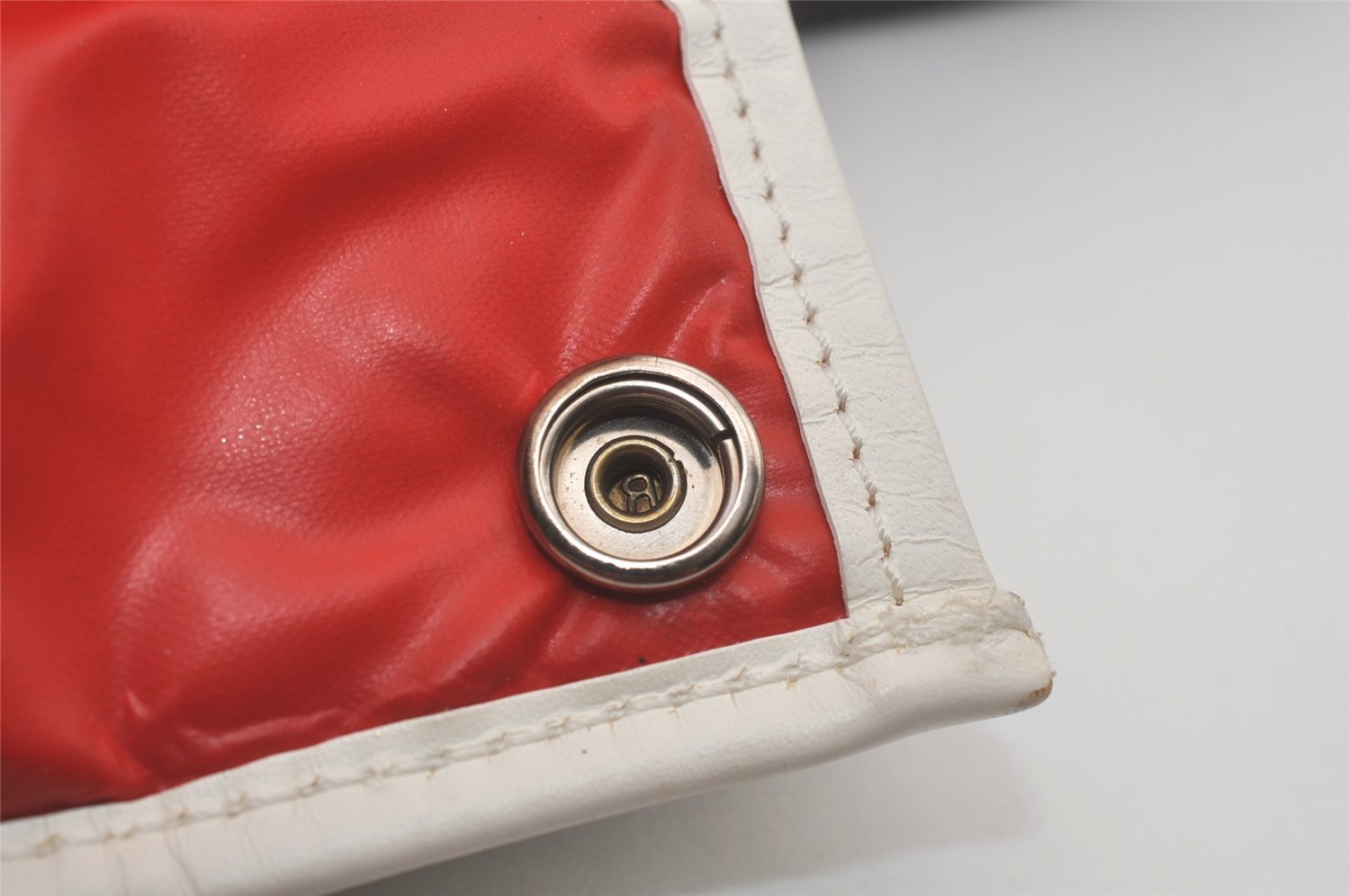 Authentic HUNTING WORLD Stars And Stripes Tote Bag PVC Leather Navy 8513I