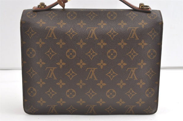 Authentic Louis Vuitton Monogram Monceau 2Way Shoulder Hand Bag M51185 LV 8513J