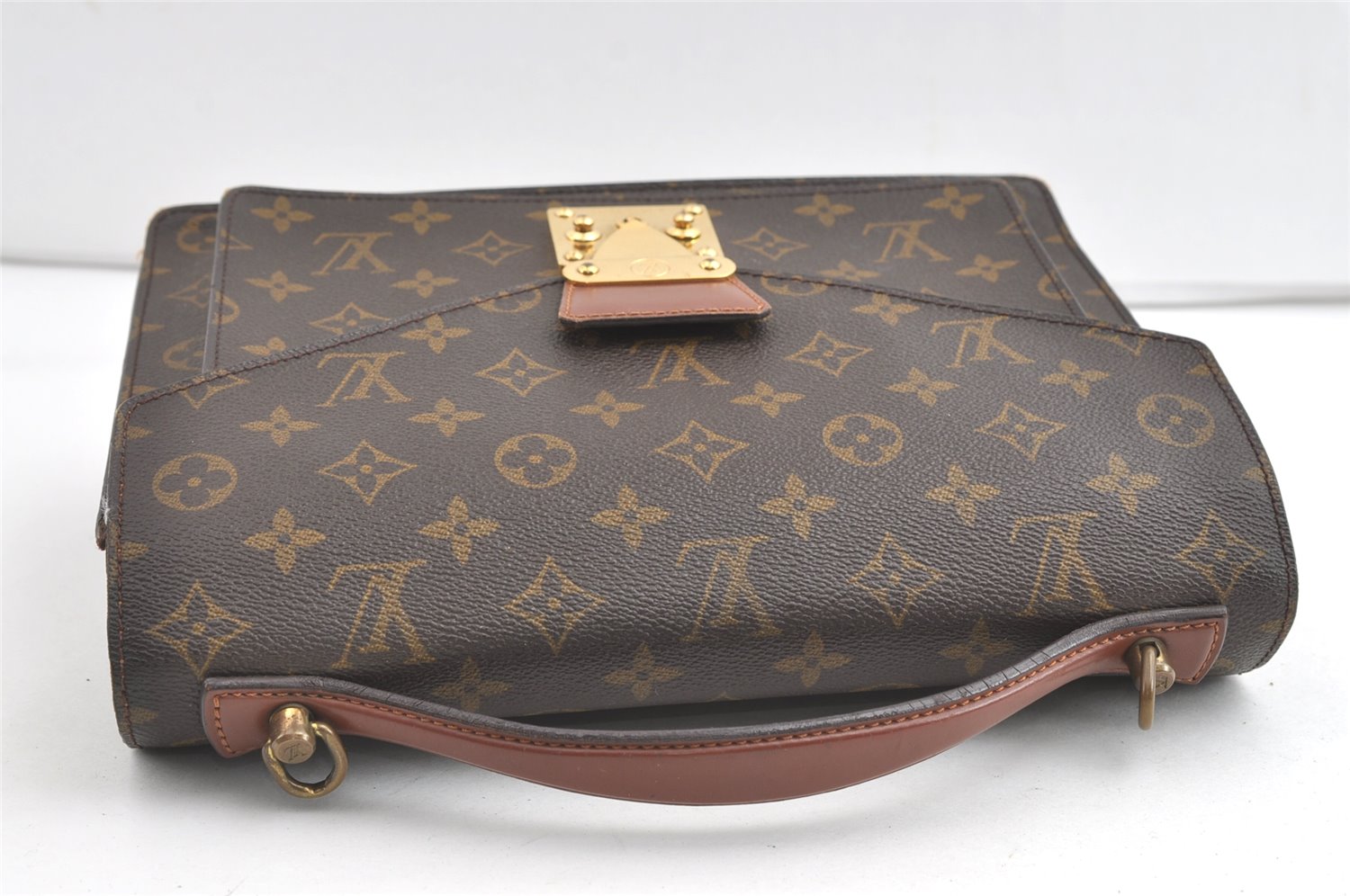 Authentic Louis Vuitton Monogram Monceau 2Way Shoulder Hand Bag M51185 LV 8513J