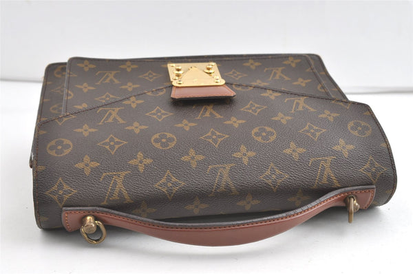 Authentic Louis Vuitton Monogram Monceau 2Way Shoulder Hand Bag M51185 LV 8513J