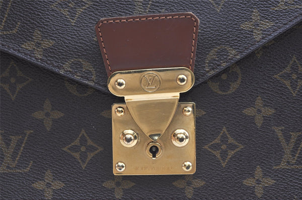 Authentic Louis Vuitton Monogram Monceau 2Way Shoulder Hand Bag M51185 LV 8513J